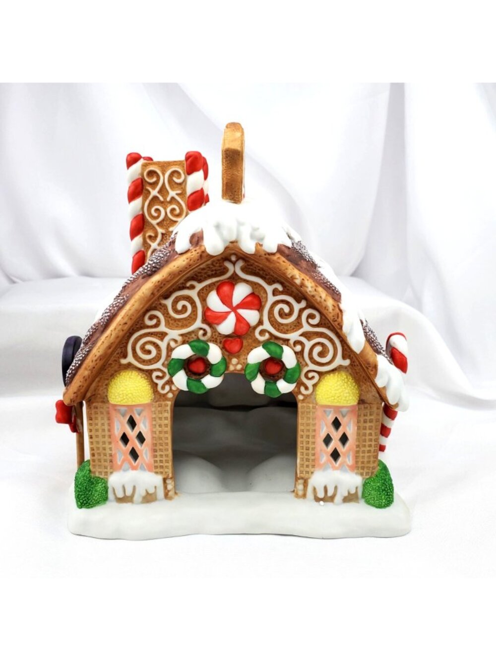 PartyLite P7304 Gingerbread House Tealight Candle Holder Christmas Decor - Picture 10 of 14